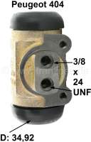 peugeot wheel brake cylinder front p 404 cylinders on P74559 - Image 1