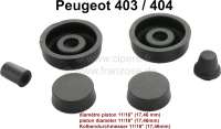 Peugeot - wheel brake cylinder repair set 403+404 rear, 11/16 inch piston from model changing Thermo