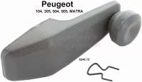 Peugeot - Window crank from synthetic. Color: blue-grey. Suitable for Peugeot 104, 305, 504, 505 + M