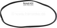 Renault - 4CV, windshield seal. Suitable for Renault 4CV.