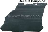 Renault - Dauphine, rubber mat for the luggage compartment. Suitable for Renault Dauphine.