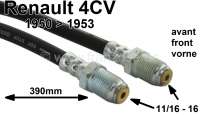 Renault - 4CV, brake hose front. Suitable for Renault 4CV, of year of construction 1950 to 1953. Thr