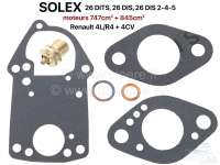 renault carburetor gasket sets repair set solex 26 dits P82871 - Image 1