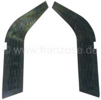 Renault - 4CV, rubber mats (2 fittings) for the interior fenders (wheel housing). Suitable for Renau