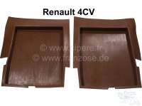 Renault - 4CV, rubber mat in the rear, colour brown. Suitable for Renault 4CV, until 1956.