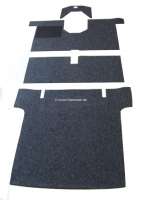 Renault - R4, Carpet set anthracite. Suitable for Renault R4. In front + rear. Very durable.