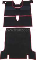 renault carpet sets floor mats r4 set velour excellence black P88111 - Image 1
