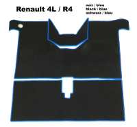 renault carpet sets floor mats r4 set velour excellence black P88113 - Image 1