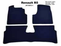 renault carpet sets floor mats r5 mat set velour exellence 3 pieces 2x P88882 - Image 1