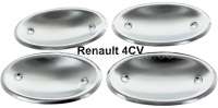 Renault - 4CV, door handle shell from steel (4 pieces). Suitable for Renault 4CV.