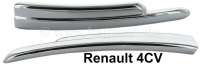 Renault - 4CV, trim largely (2 sections), for the handle of the luggage compartment hood. Suitable f