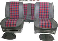 renault complete seat covers sets r4 coverings front rear P88000 - Image 1