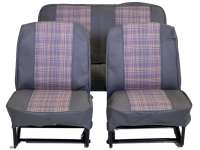 Alle - R4, seat covers front + rear (as a replacement for the defective seat covers), made of imi