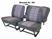renault complete seat covers sets r4 front rear as a replacement defective made P88863 - Image 1