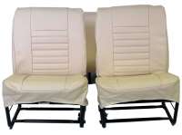 Renault - R4, seat covers front + rear (as replacement for the defective seat covers), made of imita