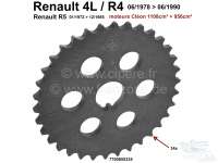 renault crankshaft camshaft piston flywheel gear 34 teeth r4 P81328 - Image 1