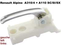 Renault - Alpine, door opener (door handle) inside on the left. Suitable for Renault Alpine A310/4 +