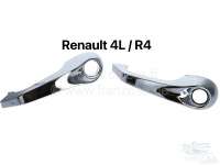 Renault - R4, door handle chrome-plated (plastic, chrome-plated). 1 set (2 pieces). Suitable for Ren
