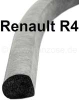 Renault - Door seal, as meter goods. Suitable for Renault R4. It is a solid foam rubber profile, as 