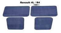 renault door trim r4 lining 4 pieces jeans look starting year P88859 - Image 1