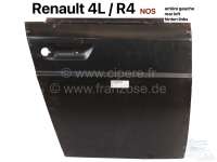 Renault - R4, outer door, complete outer door panel. Rear right. Suitqable for Renault R4 with conce