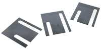 Renault - R5, door hinge bottom, shim set (adjustment plates, 1,0 + 2,0 + 3,0mm). Suitable for the l