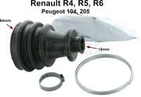 Renault - Collar drive shaft wheel side. Suitable for Renault R4, R5, R6. Diameter inside: 18 + 64mm