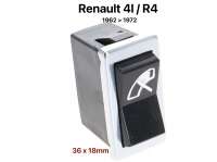 Renault - Rocker switch for the wiper system (1 level). Suitable for Renault R4 L, of year of constr