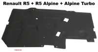 renault engine bonnet front panels radiator grills r5 insulation mat phase 1 P87396 - Image 1
