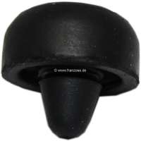 Citroen-2CV - Rubber stop for the bonnet. Suitable for various Renault. Hole diameter for securement: 7,