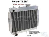 renault engine cooling r4 radiator reproduction 845cc billancourt mounting directly P82338 - Image 1