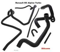 renault engine cooling r5 alpine turbo radiator hose set consisting 7 hoses P82372 - Image 1