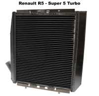 renault engine cooling r5 super 5 turbo radiator aluminium is P82378 - Image 1
