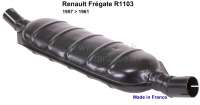 Renault - Fregate, silencer in front, suitable for Renault Fregate R1103. Installed from 1957 to 196