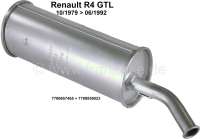 renault exhaust system r4 1108cc final silencer gtl P82079 - Image 1