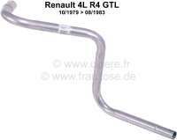 Renault - R4, (1108cc), exhaust intermediate pipe (under the fender). Suitable for Renault R4 GTL, o