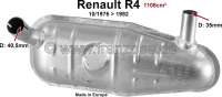 renault exhaust system r4 1108cc silencer front fender P82029 - Image 1