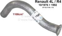 renault exhaust system r4 1108ccm elbow pipe first 4 P82026 - Image 1