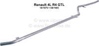renault exhaust system r4 1108ccm intermediate pipe second box P82078 - Image 1