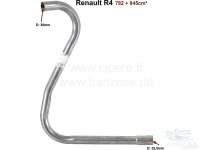 renault exhaust system r4 782 845cc intermediate pipe fixture P82024 - Image 1