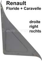 Alle - Floride/Caravelle, Triangle sheet metal right floor. Suitable for Renault Floride + Carave