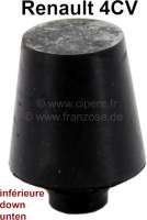 Alle - 4CV, rubber stop down, front axle (old version). Suitable for Renault 4CV.