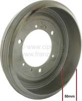 Renault - Brake drum front. Suitable for Renault R4, R5. Diameter: 228mm. Overall height: 63,5mm. Br