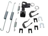 Renault - Brake shoes mounting set (front). Brake system: Bendix. Suitable for Renault R4, R5. For d