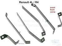 R4, Bumper mounting bracket in front (6 pieces). Color: Metal black paints
