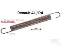 renault gearshift mechanism linkage r4 gear lever return spring P81639 - Image 1