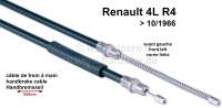 renault hand brake cable r4 front on left P84101 - Image 1