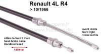 renault hand brake cable r4 front on right P84102 - Image 1