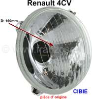 renault headlights accessories holder 4cv headlamp cibie reproduction P85422 - Image 1
