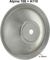renault hub caps alpine wheel cover high grade steel P83399 - Image 1